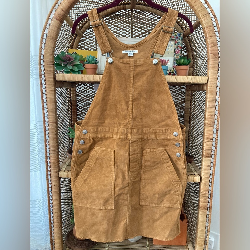 AE Corduroy Jumper Overall Dress